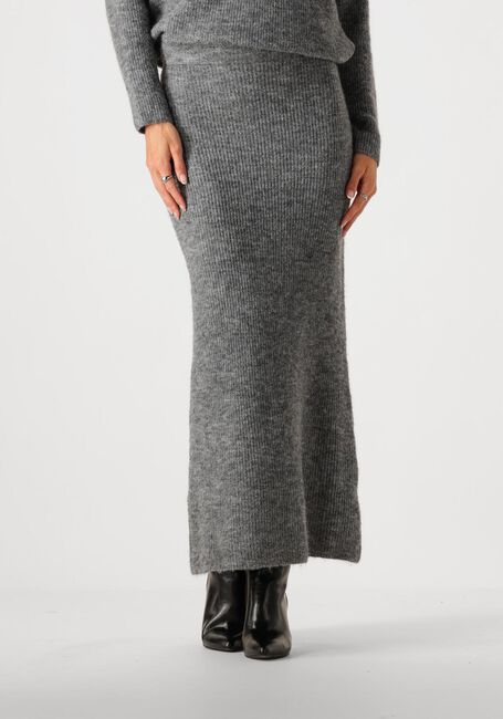 Grijze YDENCE Maxirok KNITTED SKIRT LAINEY - large