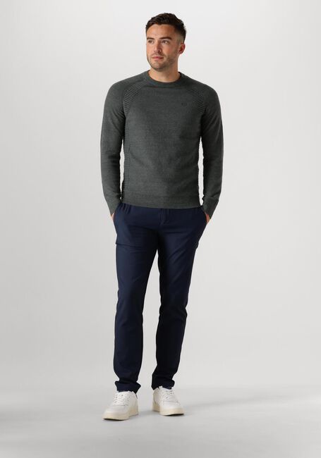 Groene CAST IRON Trui CREWNECK COTTON HEATHER PLATED BLEND Groene CAST IRON Trui CREWNECK COTTON HEATHER PLATED BLEND - large