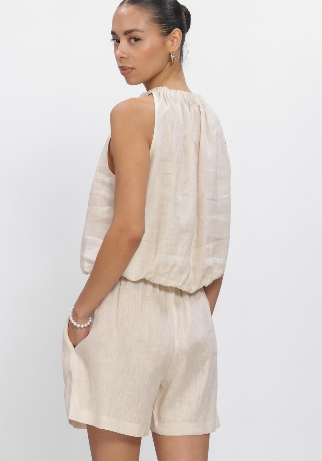 Ecru GREEK ARCHAIC KORI Top S26K-1004072 - large