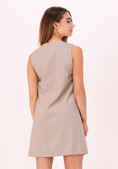 Zand NEO NOIR Mini jurk CHRISTEL STRUCTURE DRESS - large