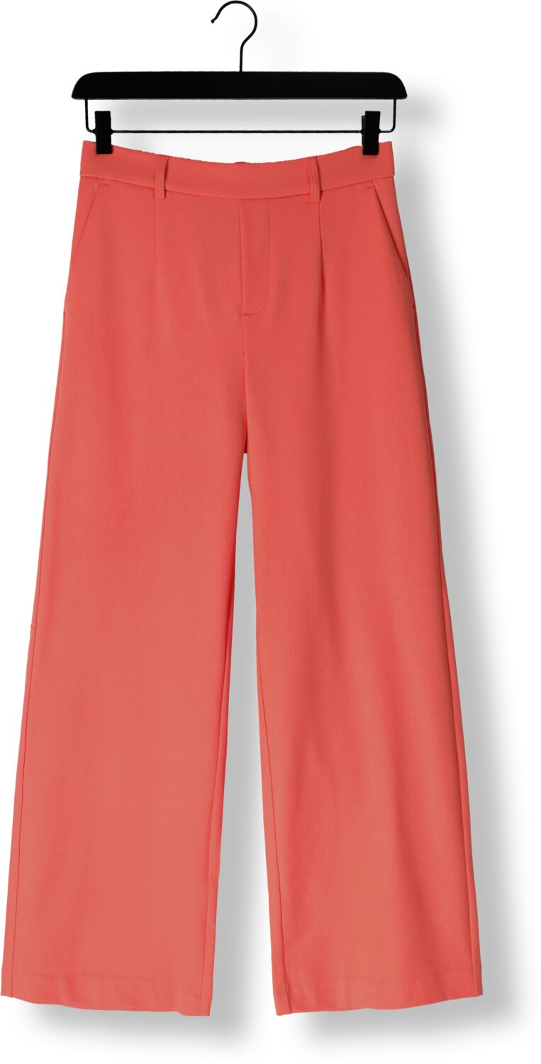 OBJECT Dames Broeken Objlisa Wide Pant Oranje