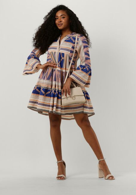 Blauwe DEVOTION Mini jurk KIPOI - large