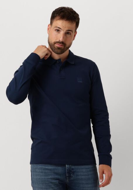 Donkerblauwe BOSS ORANGE Polo PASSERBY - large