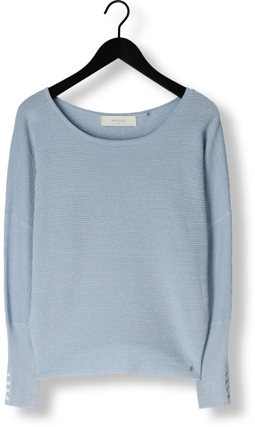 NUKUS Dames Truien & Vesten Batwing Pullover Lurex Blauw