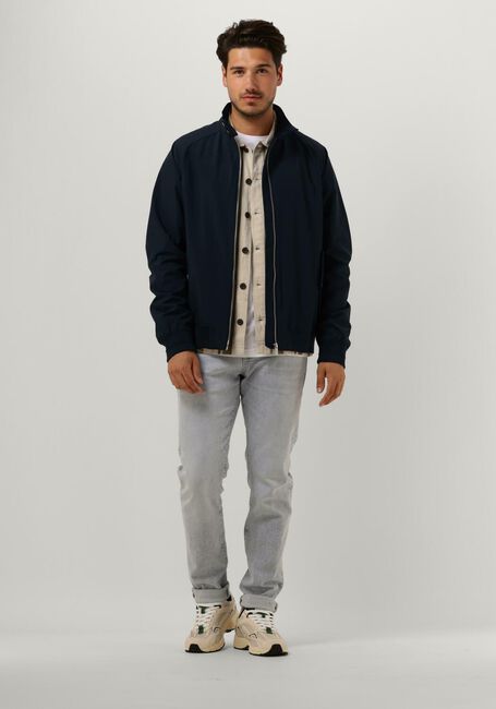 Donkerblauwe SCOTCH & SODA Jack CLASSIC HARRINGTON SOFT-SHELL JACKET - large