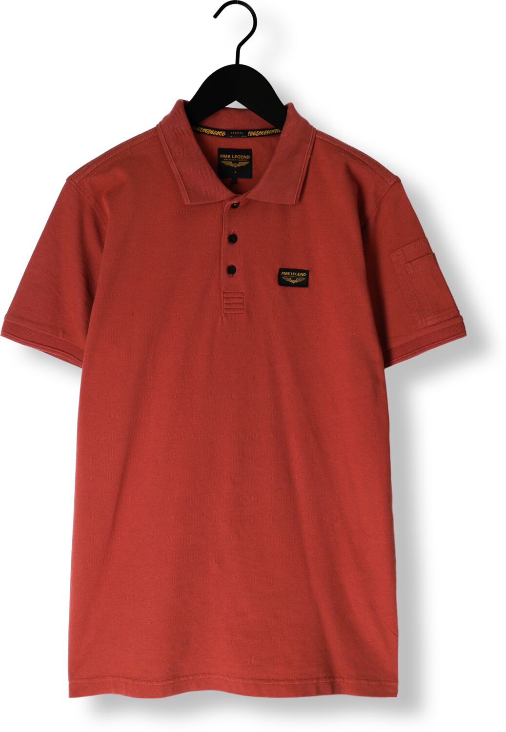 PME LEGEND Heren Polo's & T-shirts Short Sleeve Polo Trackway Rood