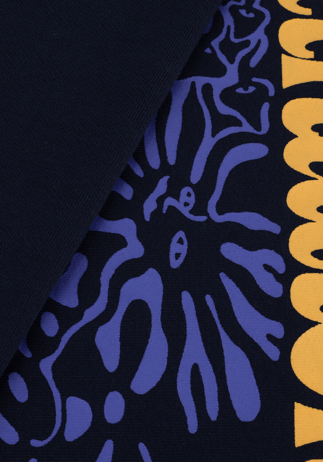 Donkerblauwe SCOTCH & SODA Trui FRONT BACK ARTWORK SWEATSHIRT - large