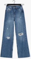 Blauwe COLOURFUL REBEL Wide jeans GAIA HIGH RISE WIDE LEG DENIM PANTS