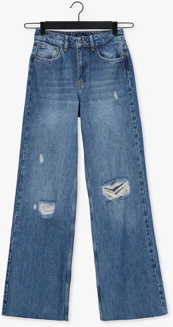 Blauwe COLOURFUL REBEL Wide jeans GAIA HIGH RISE WIDE LEG DENIM PANTS - large