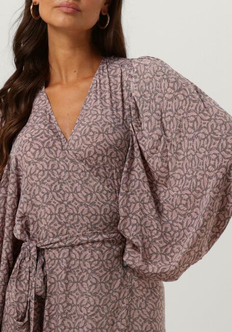 Lichtroze SISSEL EDELBO Maxi jurk ZELDA WRAP DRESS - large