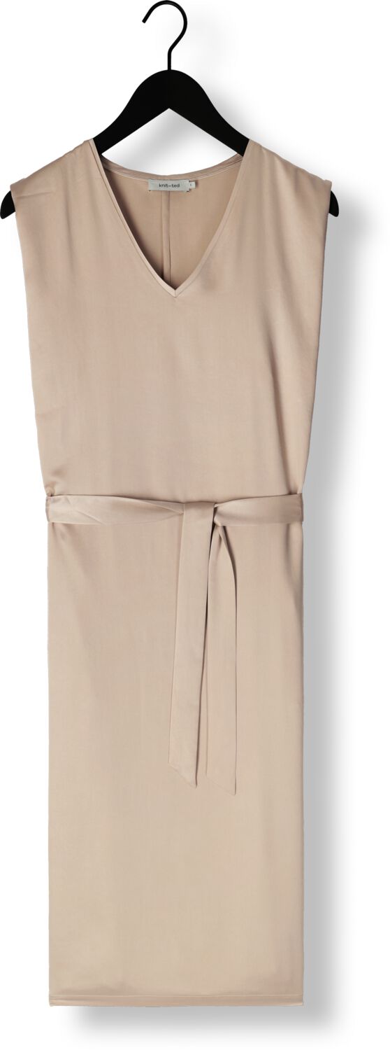 KNIT-TED Dames Jurken Talissa Zand