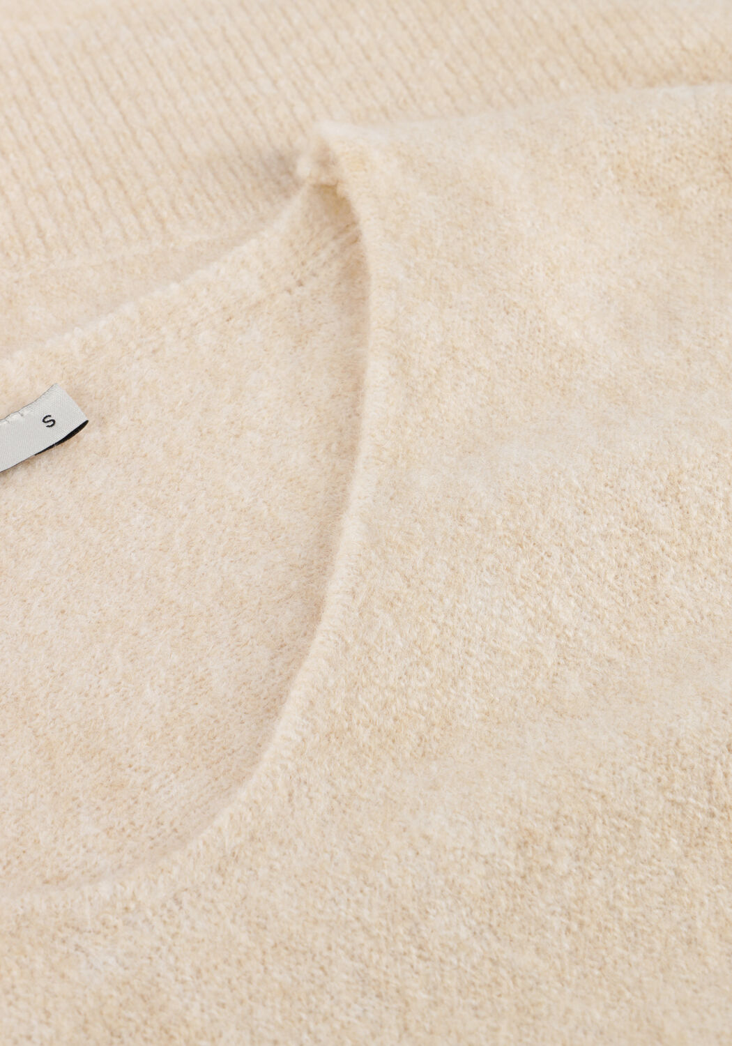 Creme SUMMUM Trui OVERSIZED SWEATER WOOL ELASTANE BLEND KNIT - large