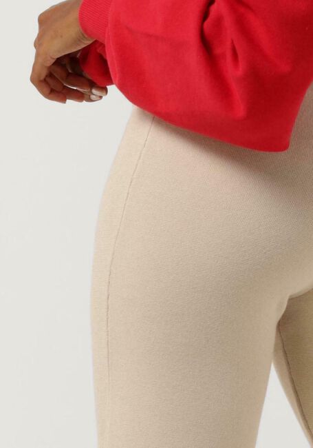 Witte ANOTHER LABEL Pantalon VARIT KNITTED PANTS - large