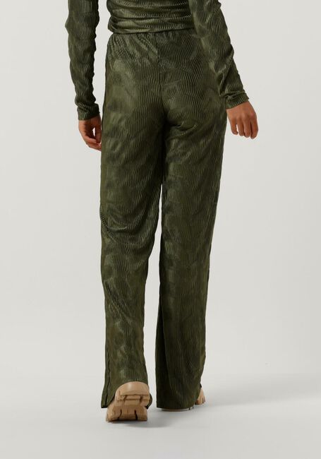 Groene ANOTHER LABEL Pantalon GARCELLE PLEATED PANTS - large