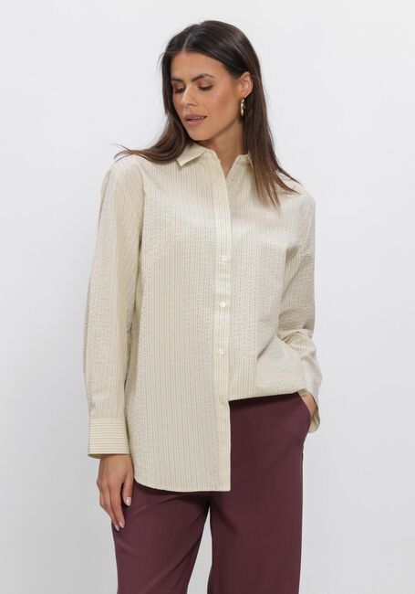 Gele MODSTR&Ouml;M Blouses VIGGEMD STRIPE SHIRT - large