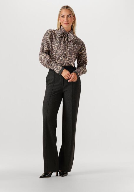 Bruine JANSEN AMSTERDAM Blouses KESSA BLOUSE WA 738 NECKTIE - large