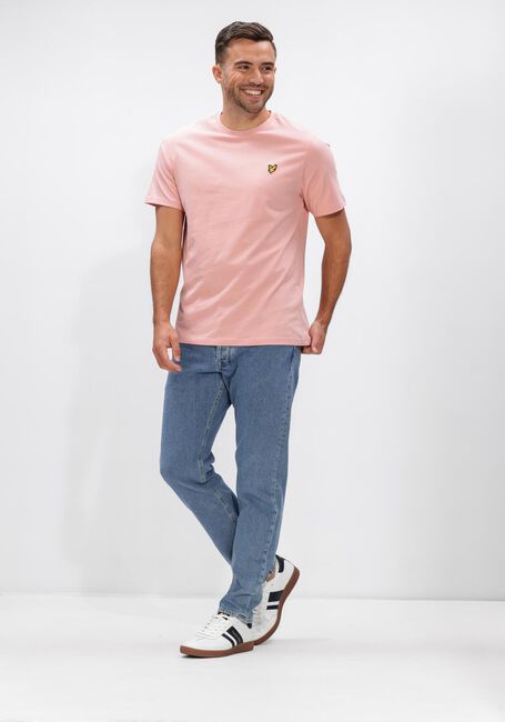 Roze LYLE & SCOTT T-shirt PLAIN T-SHIRT - large