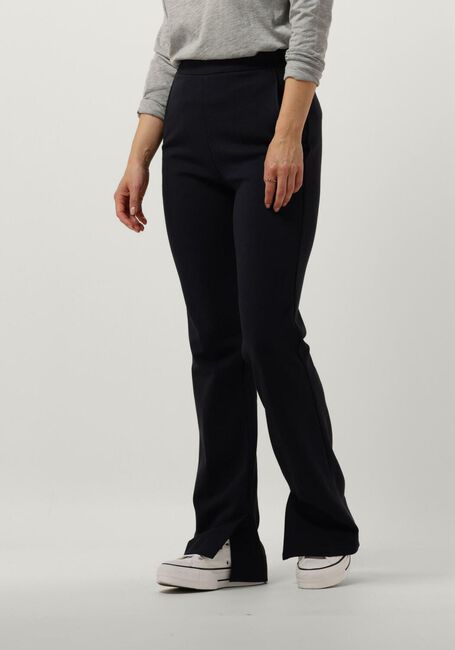 Donkerblauwe BY-BAR Flared broek LOWIE PANT - large