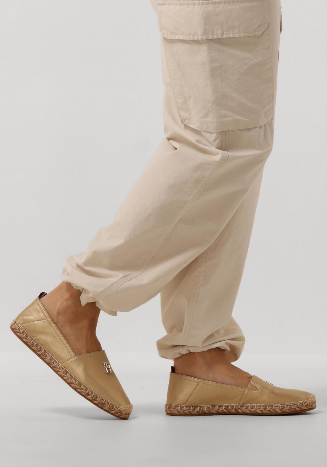 Gouden TOMMY HILFIGER Espadrilles TH FLAT - large