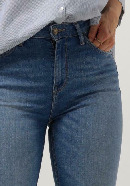 Lichtblauwe LEE Straight leg jeans BREESE FLARE - large