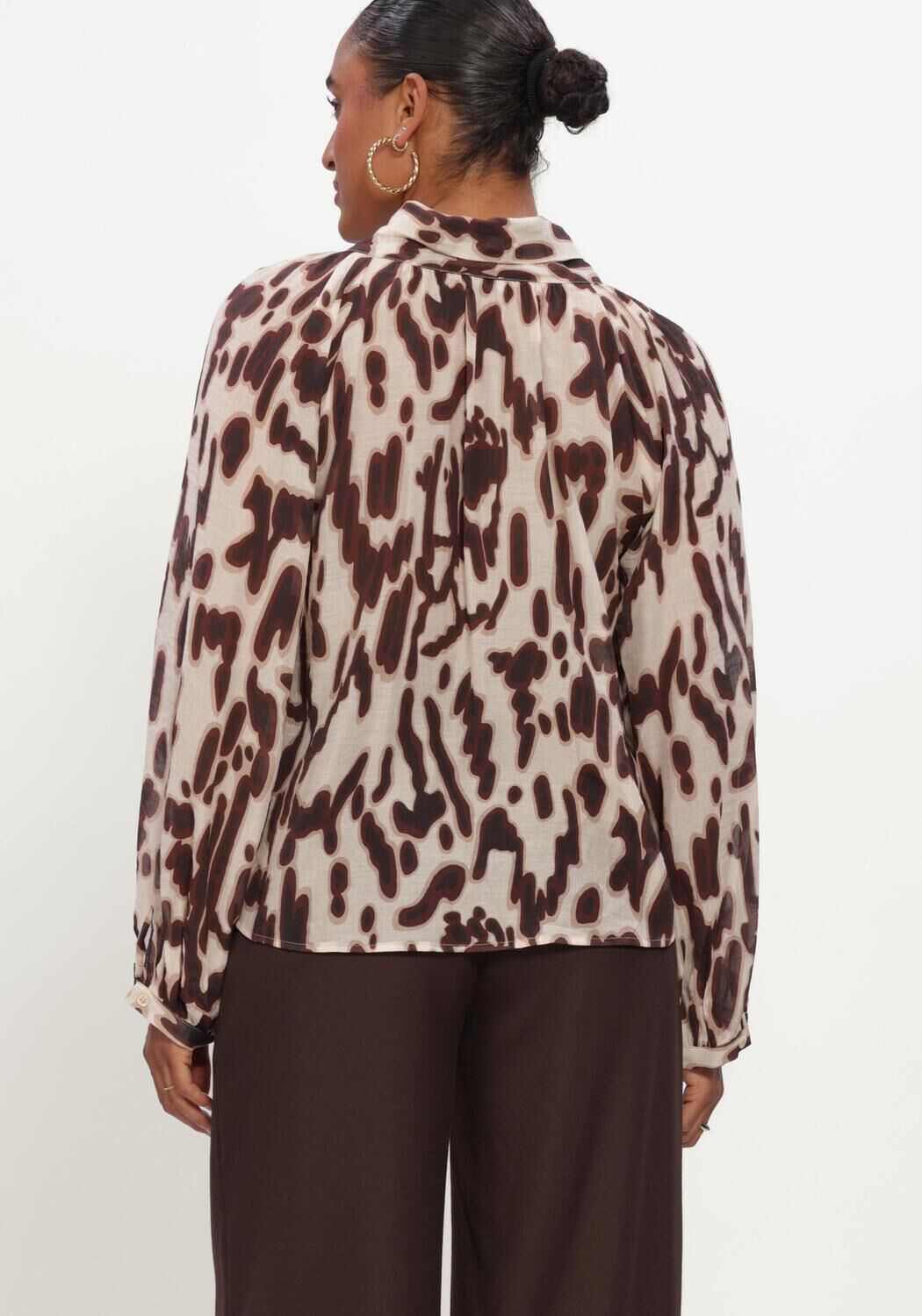 Beige EST'SEVEN Blouses MAE BLOUSE - large