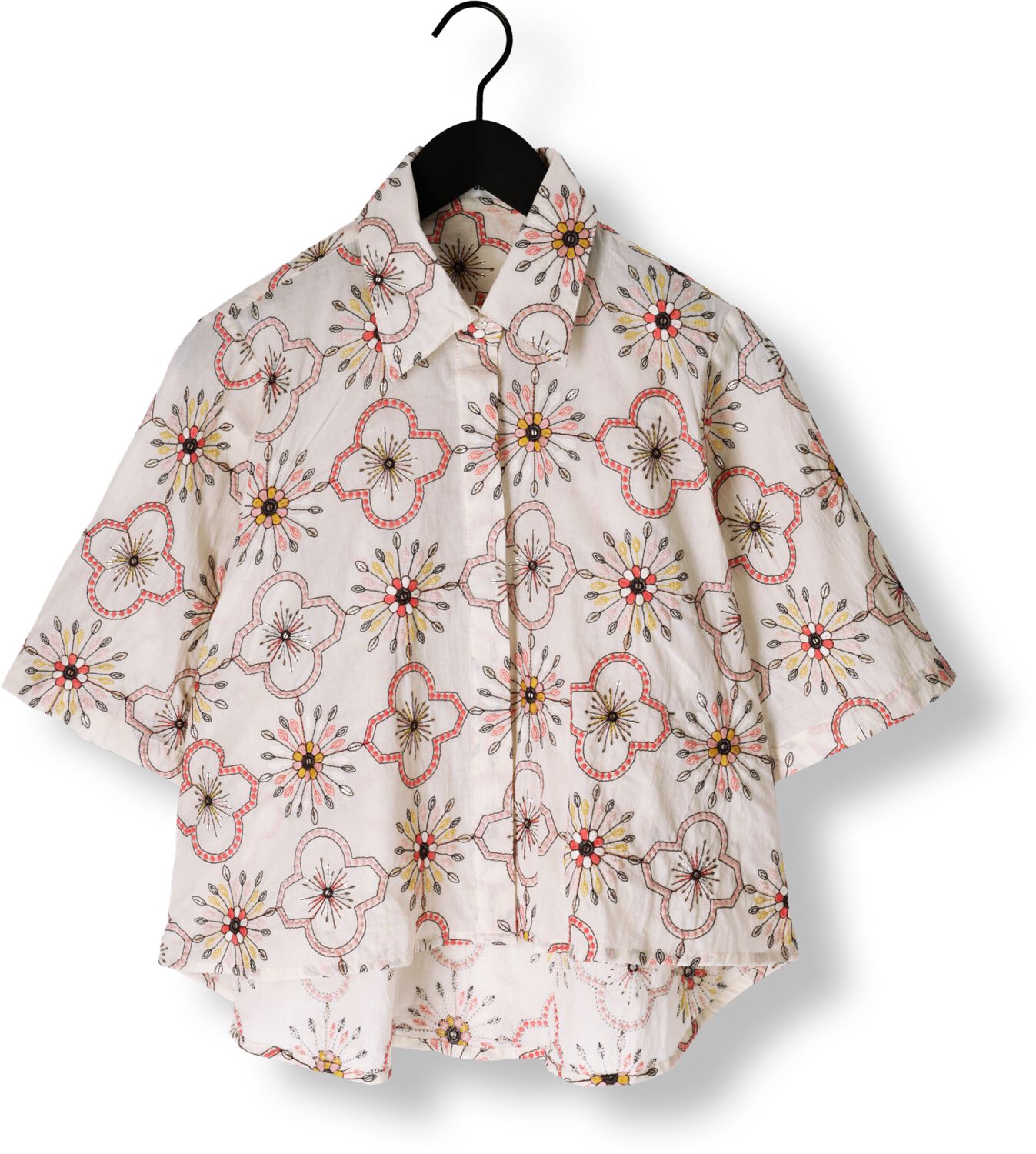 EST'SEVEN Dames Blouses Alijah Blouse Batik Beige