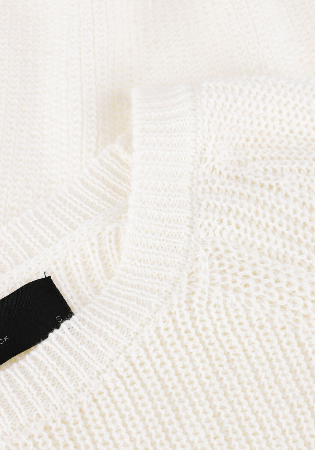 Witte WITHBLACK Trui WBLINDIANA LS O-NECK PULLOVER - large