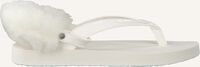 Witte UGG Teenslippers LAALAA - medium