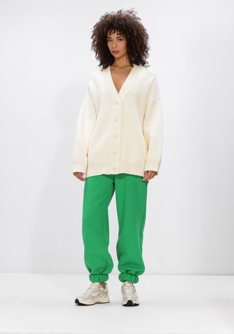 Ecru ALIX THE LABEL Vest LADIES KNITTED HEAVY CARDIGAN - large