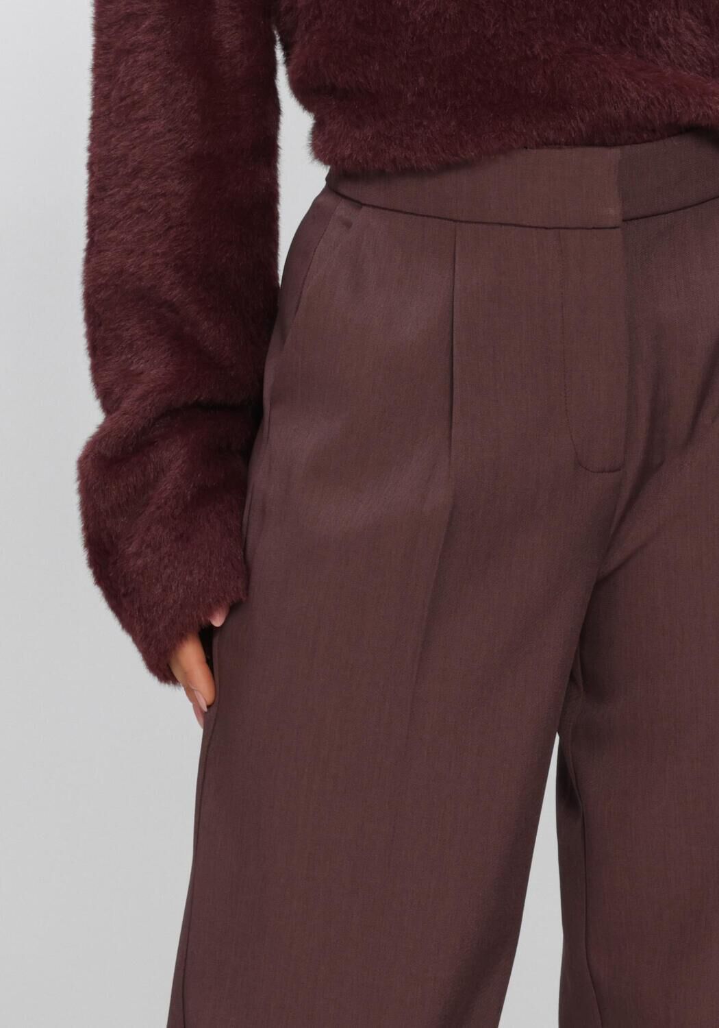 Bruine HARPER & YVE Wijde broek ANNA-PA - large