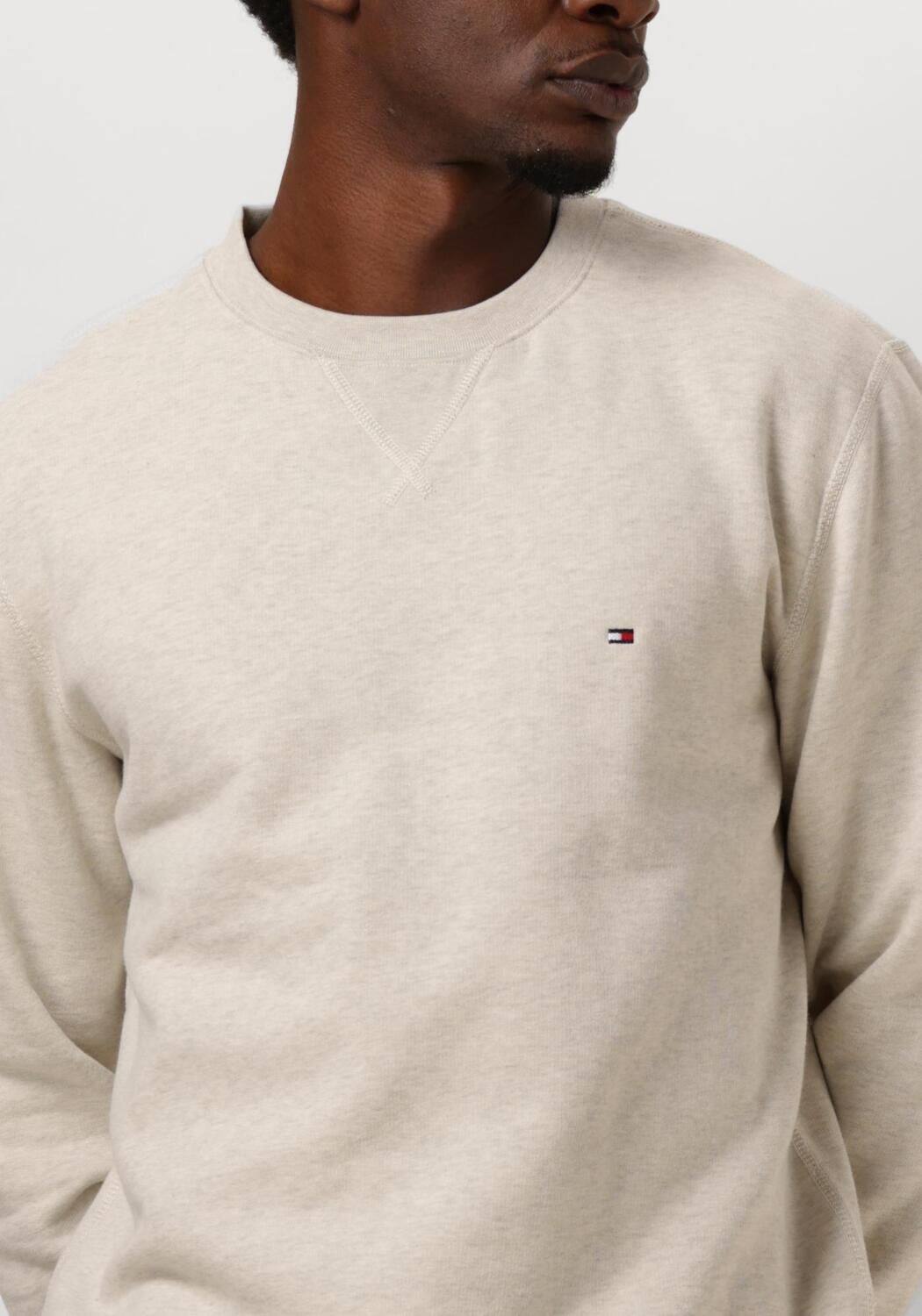 TOMMY HILFIGER Heren Truien & Vesten Essential Fleece Crewneck Beige