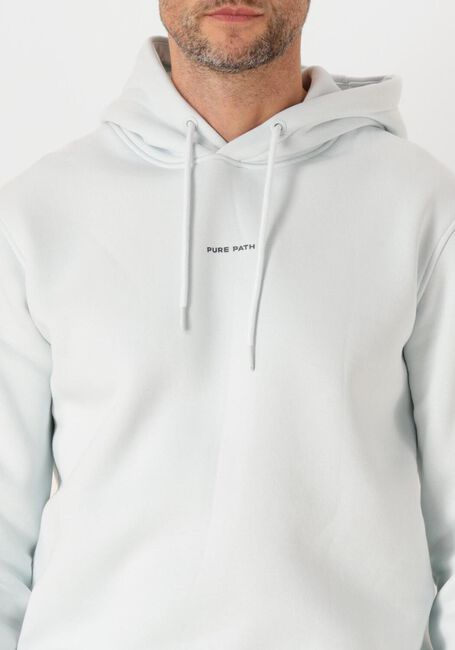 Witte PURE PATH Trui REGULAR FIT HOODIE LS SWEATERS - large