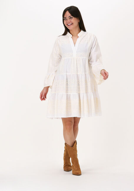 Creme GREEK ARCHAIC KORI Mini jurk SHORT DRESS ALL OVER - large