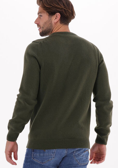 Olijf LYLE & SCOTT Trui CREW NECK LAMBSWOOL BLEND JUMPER - large