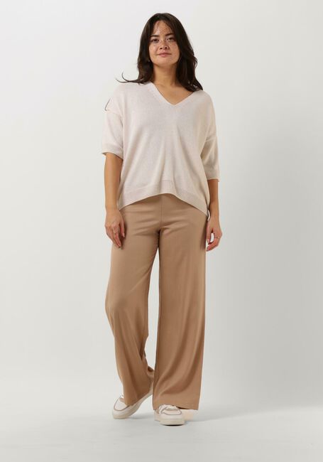 Zand KNIT-TED Wijde broek WENDY - large