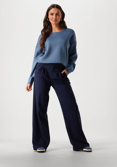 Blauwe MSCH COPENHAGEN Sweater MSCHIMA Q SWEATSHIRT - large