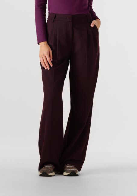 Bordeaux CO'COUTURE Wijde broek ALMIRA PLEAT LONG PANT - large