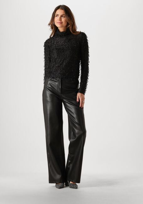 Zwarte MY ESSENTIAL WARDROBE Coltrui SINOMW ROLLNECK BLOUSE - large