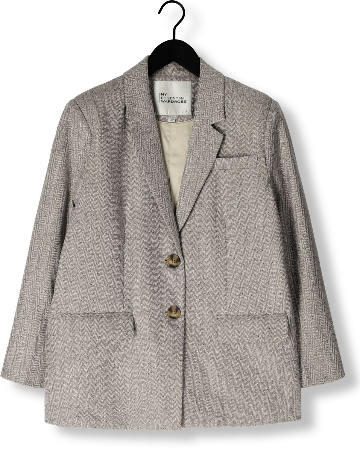 MY ESSENTIAL WARDROBE Dames Blazers Emmymw Blazer Grijs