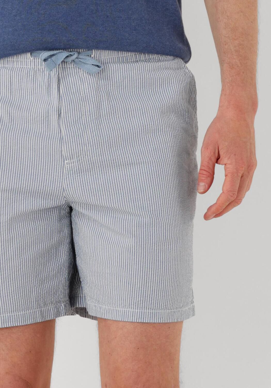 TOMMY JEANS Heren Broeken Tjm Seersucker Stp Beach Short Lichtblauw