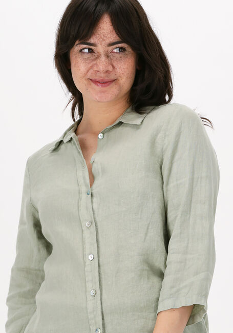 Groene BY-BAR Blouse IRENE LINEN BLOUSE - large