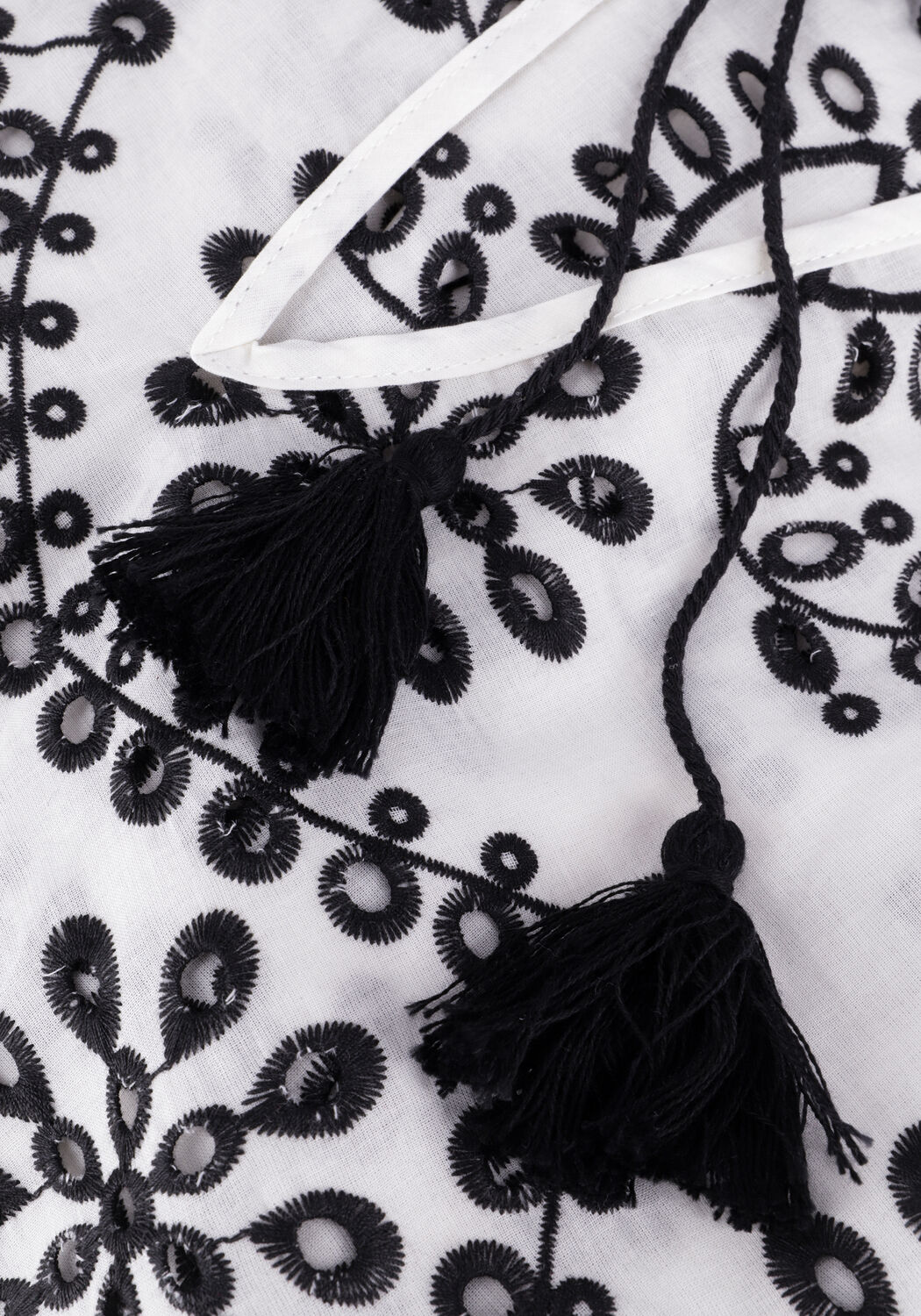 Witte SUMMUM Blouses TOP CONTRAST CHIFFLY - large