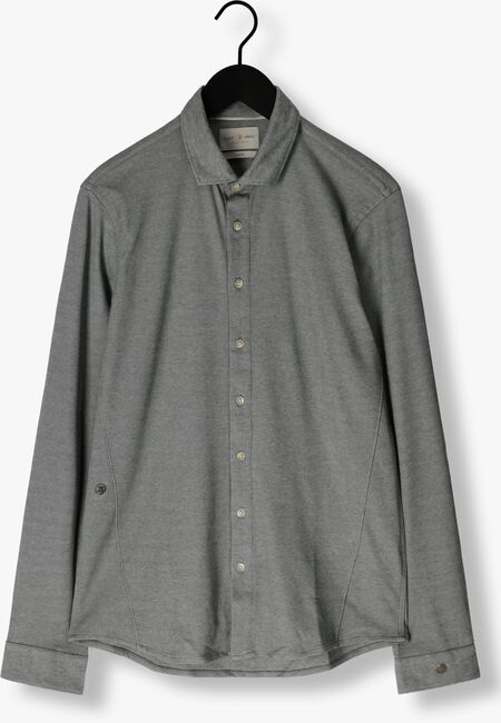Grijze CAST IRON Casual overhemd LONG SLEEVE SHIRT CF TEC 2 TONE PIQUE - large