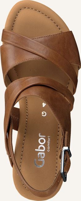 Bruine GABOR Platte sandalen 822 Bruine GABOR Platte sandalen 822 - large