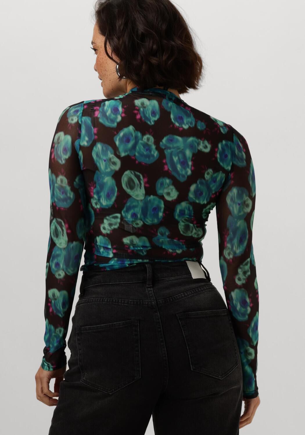 REFINED DEPARTMENT Dames Tops & T-shirts Myrthe Turquoise