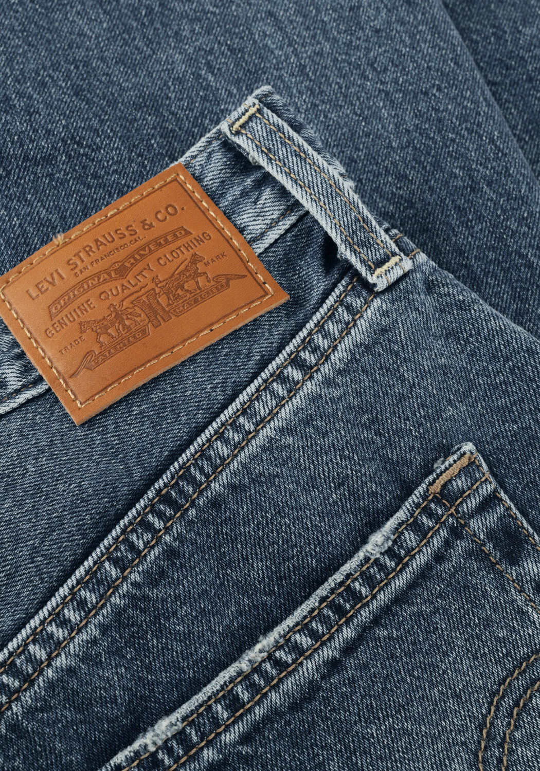 Blauwe LEVI'S Wide jeans RIBCAGE WIDE LEG H223 - large