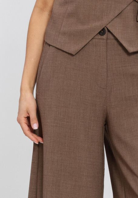 Bruine MSCH COPENHAGEN Wijde broek MSCHDARINA PANTS - large