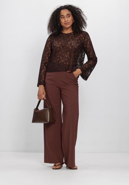 Bruine STUDIO ANNELOES Top Amaya lace top - large