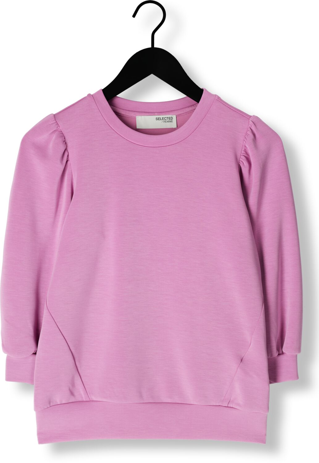 SELECTED FEMME Dames Truien & Vesten Slftenny 3 4 Sweat Top Roze