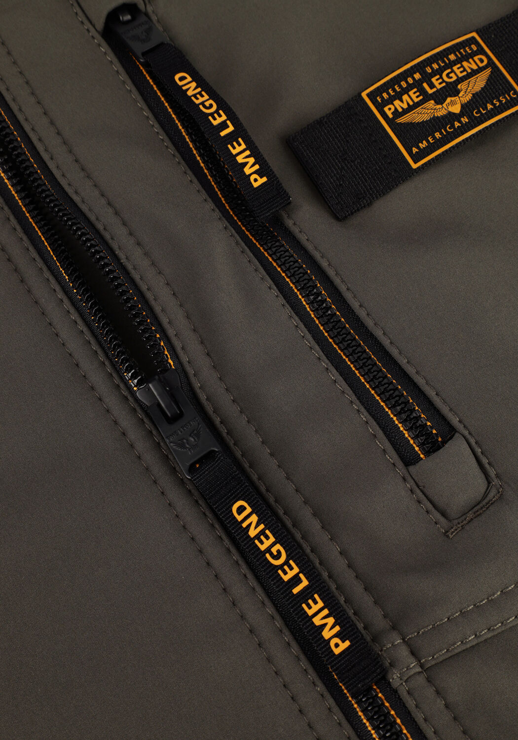 Grijze PME LEGEND Jack SEMI LONG JACKET SUCCESSOR 2.0 SOFT SHELL - large